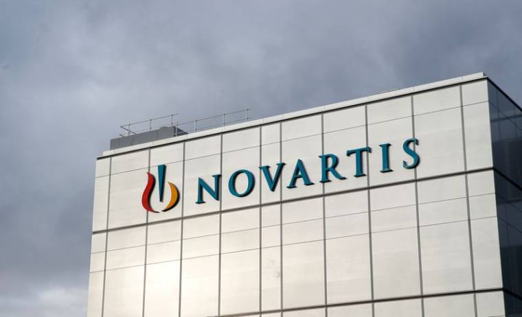 Photo d'archives du logo de Novartis