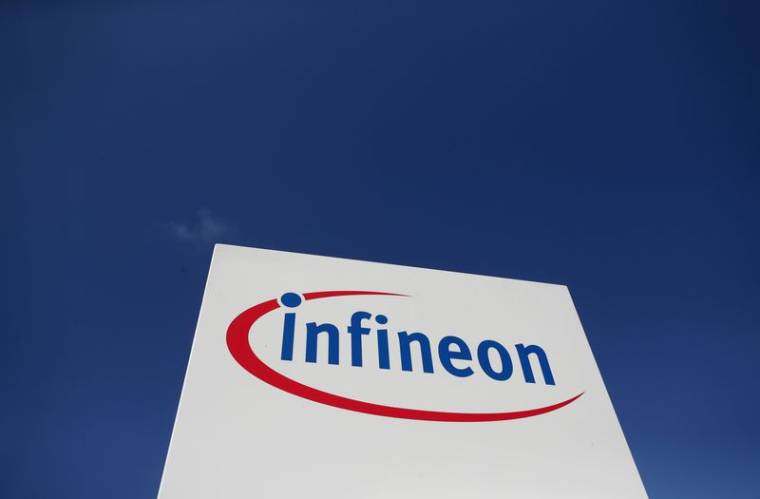 Photo d'archives du logo d'Infineon