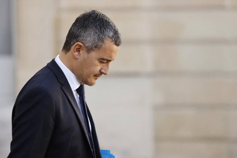 Le ministre de l'Intérieur Gérald Darmanin à Paris le 26 octobre 2022. ( AFP / LUDOVIC MARIN )