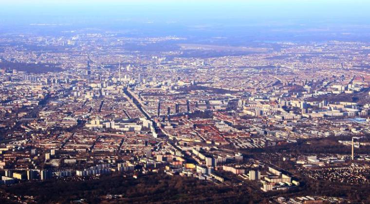 Une vue générale de Berlin
