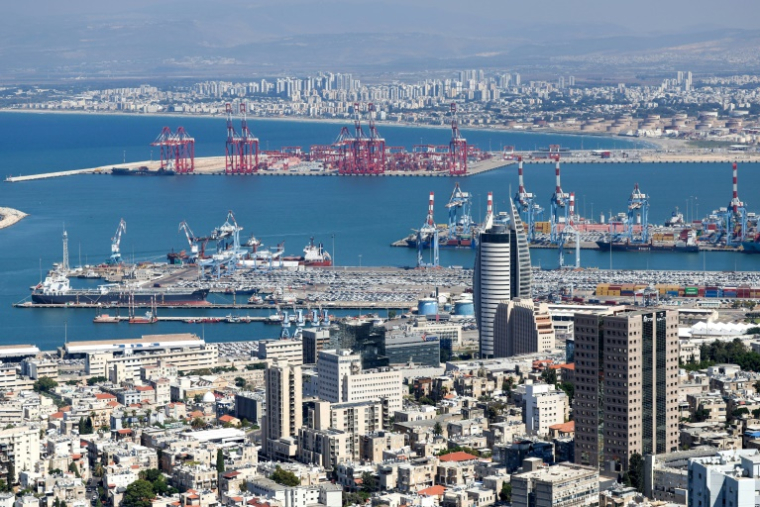 Haïfa, le grand port du nord d'Israël, le 26 septembre 2024 ( AFP / Ahmad GHARABLI )