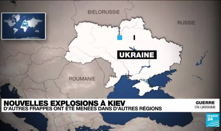 Ukraine : des coupures d'eau à Kiev à cause de nouveaux bombardements russes