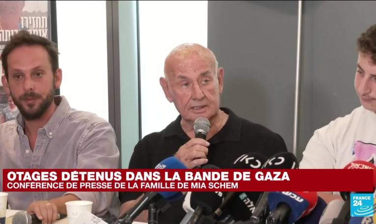Replay : la conférence de presse de la famille de Mia Schem, otage retenue par la Hamas