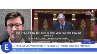 Chute du gouvernement = hausses d'impôts pour les Français ?