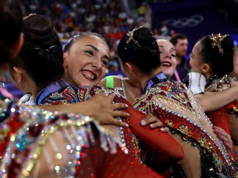 JO Gymnastique rythmique La Chine médaillée d'or du concours