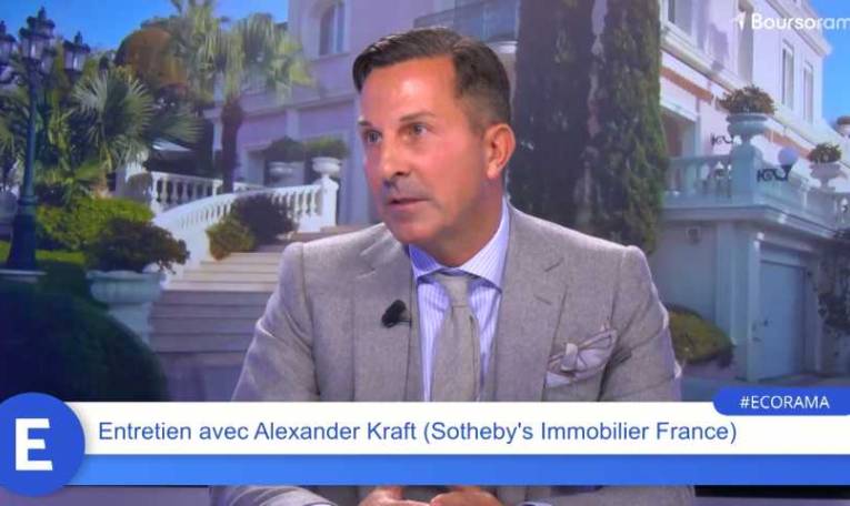 Alexander Kraft (Président de Sotheby's Immobilier) : "Dans l'immobilier de luxe aujourd'hui, ce sont encore les Français qui achètent !"