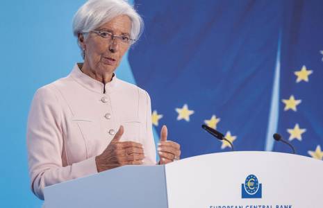 Christine Lagarde est encore loin de son objectif d'une inflation à 2%. (© ECB)