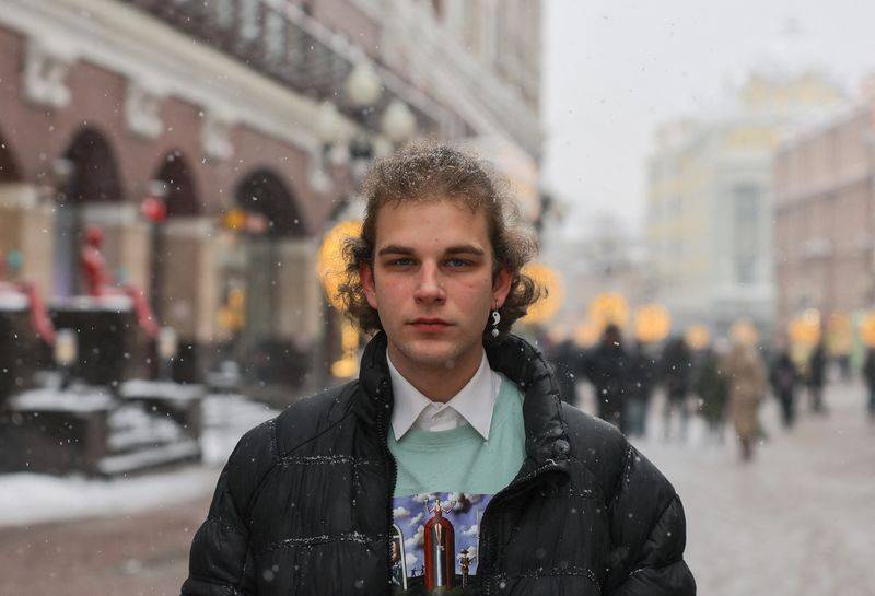 Igor Lvov, étudiant et militant politique, à Moscou