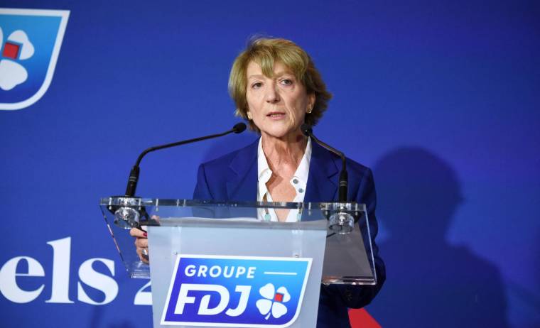 Présidente directrice générale de la FDJ. ( AFP / ERIC PIERMONT )