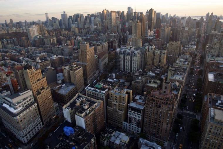 Vue aérienne de la ville de New York