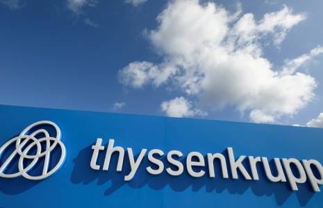 Le milliardaire tchèque Daniel Kretinsky a étendu vendredi son empire industriel en Europe avec l'acquisition de 20% des activités sidérurgiques en crise du groupe allemand Thyssenkrupp ( AFP / INA FASSBENDER )