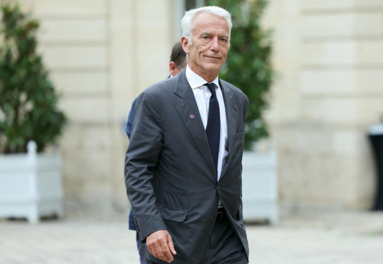 Patrick Martin à Paris, le 24 septembre 2024. (AFP / THOMAS SAMSON)