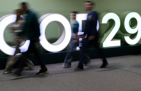 La COP29 est censée se terminer vendredi 22 novembre 2024 à Bakou ( AFP / STRINGER )