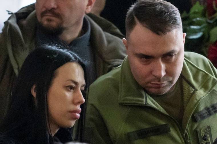 Photo de Kirilo Boudanov, chef des renseignements militaires ukrainiens, avec sa femme Marianna Boudanova
