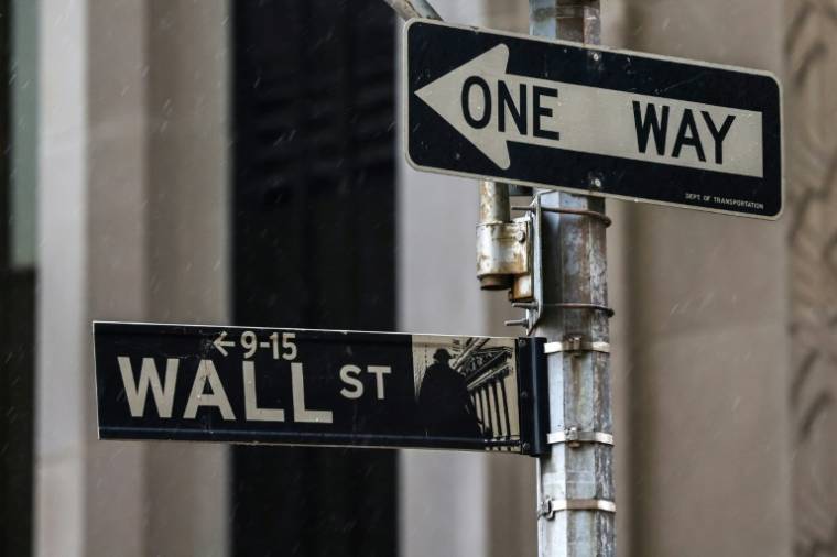 Le quartier de Wall Street, à New York ( AFP / Charly TRIBALLEAU )