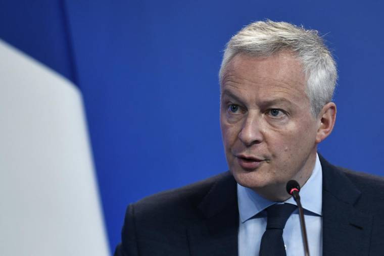 Le ministre de l'Economie Bruno Le Maire le 26 septembre 2022 à Paris. ( AFP / STEPHANE DE SAKUTIN )