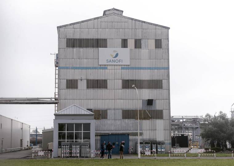 Photo de l'usine Sanofi à Mourenx, le 16 octobre 2018. ( AFP / IROZ GAIZKA )