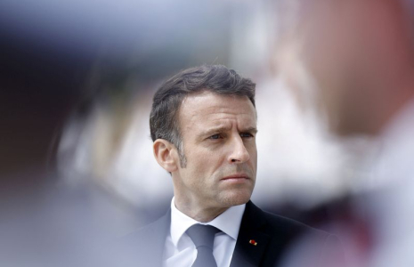 Photo d'Emmanuel Macron à Roubaix