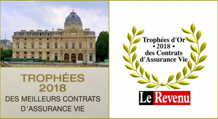 La remise des Trophées 2018 du Revenu des meilleurs contrats d'assurance vie a eu lieu le jeudi 22 mars au tribunal de commerce de Paris. (© DR)