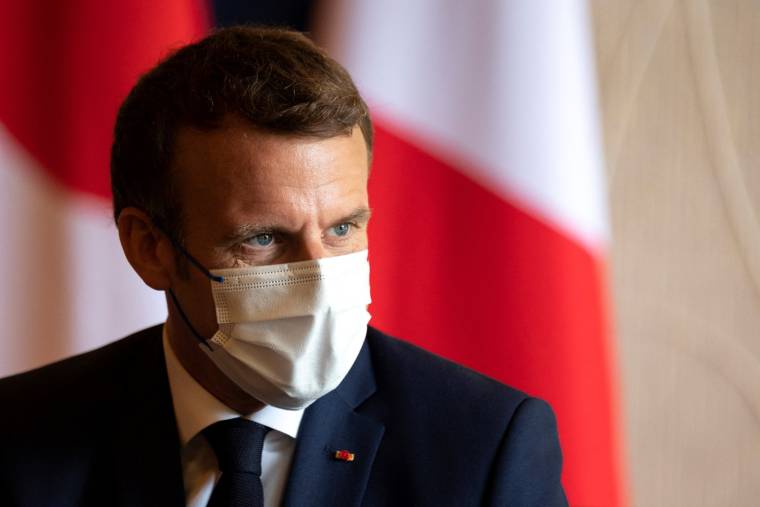 Le président Emmanuel Macron en juillet 2021. ( AFP / CHARLY TRIBALLEAU )