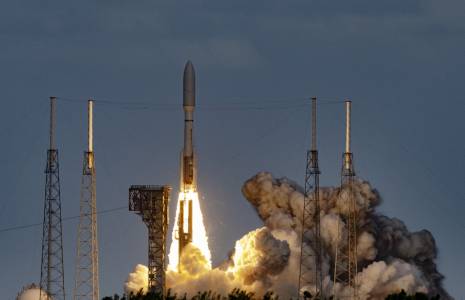 Le lancement d'un satellite SES à Cap Canaveral, aux États-Unis, le 4 octobre 2022. (illustration) ( AFP / JIM WATSON )