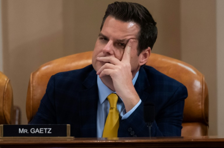 L'élu républicain de Floride Matt Gaetz participe à une réunion de la commission judiciaire de la Chambre des représentants sur la procédure d'impeachment à l'égard du président Donald Trump à Washington le 4 décembre 2019 ( AFP / SAUL LOEB )