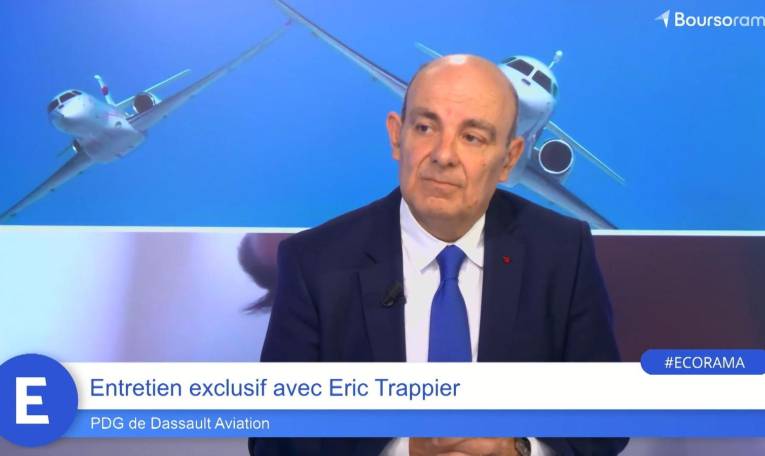 Eric Trappier (PDG de Dassault Aviation) : "Nous avons un carnet de commandes rempli pour 10 ans, c'est exceptionnel !"