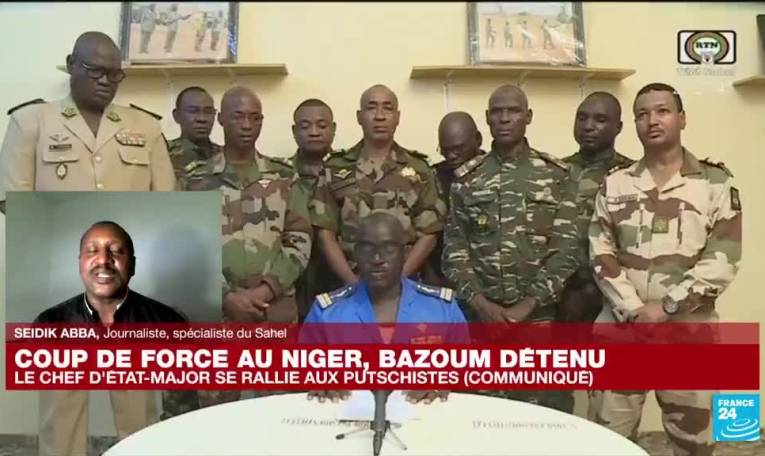 Coup de force au Niger : Mohamed Bazoum détenu, le chef d'état-major se rallie aux putschistes