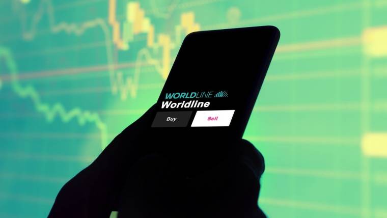 Worldline sur un smartphone (crédit photo : Adobe Stock /  )