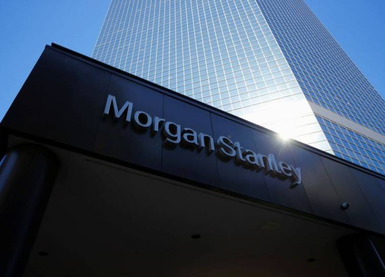 Le logo de Morgan Stanley à San Diego