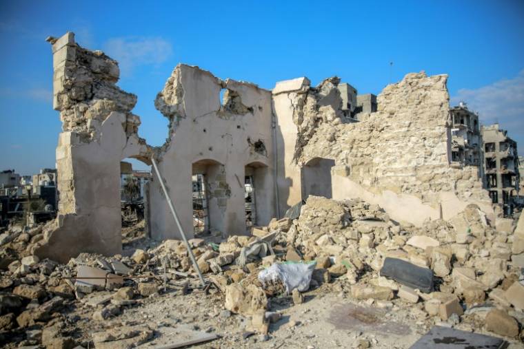Le palais al-Bacha, le 5 janvier 2024 à Gaza ( AFP / - )