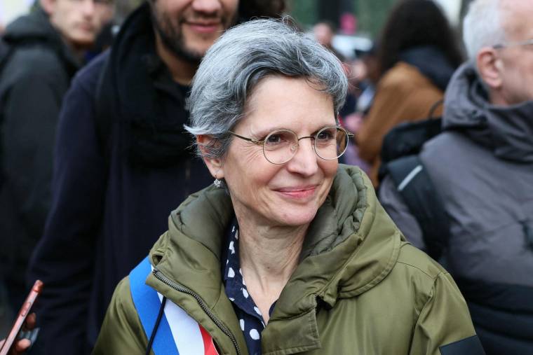Sandrine Rousseau à Paris le 11 décembre 2023. ( AFP / ALAIN JOCARD )