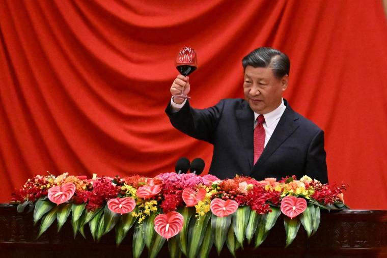 Xi Jinping, à Pékin, le 28 septembre 2023 ( POOL / JADE GAO )