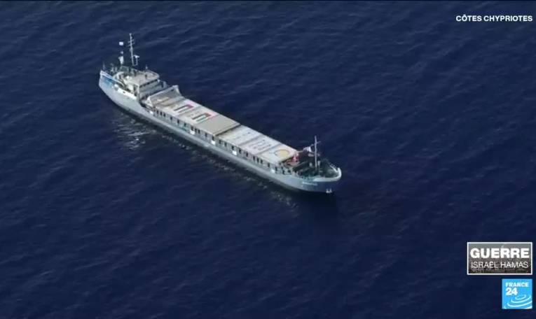 Un deuxième bateau est parti de Chypre pour livrer de l'aide humanitaire à Gaza