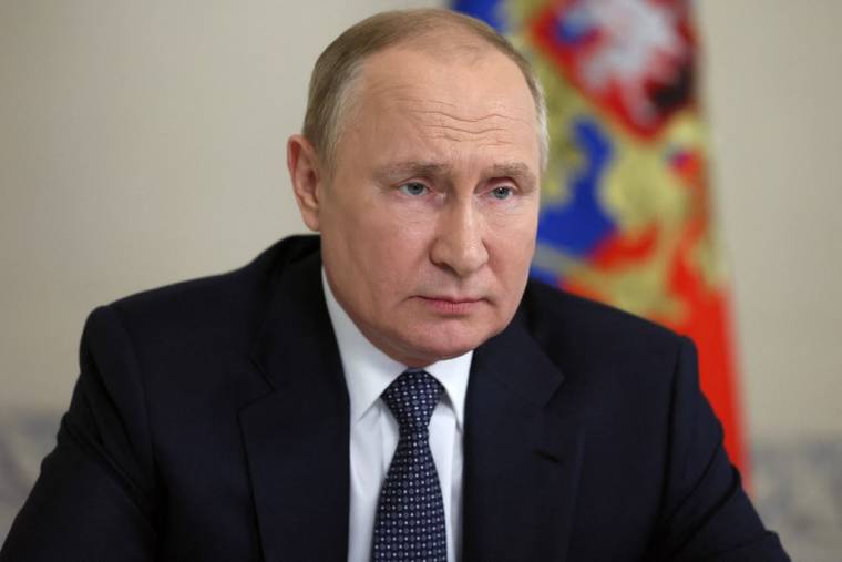 Vladimir Poutine à Moscou, en Russie, le 22 juin 2022. ( SPUTNIK / MIKHAIL METZEL )
