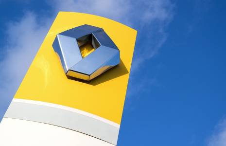 Le losange, logo de la marque Renault.  (Crédit:  / Adobe Stock)