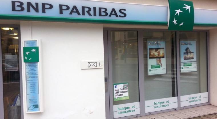 Une agence BNP Paribas. (© L. Grassin)