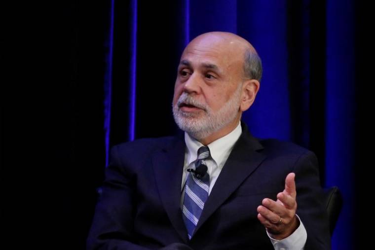 Photo d'archives de l'ancien président de la Réserve fédérale, Ben Bernanke à Atlanta