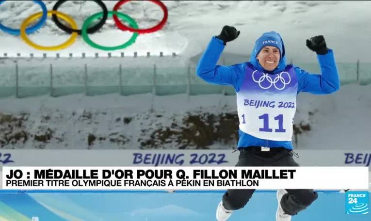 JO-2022 : première médaille d'or pour la France en biathlon