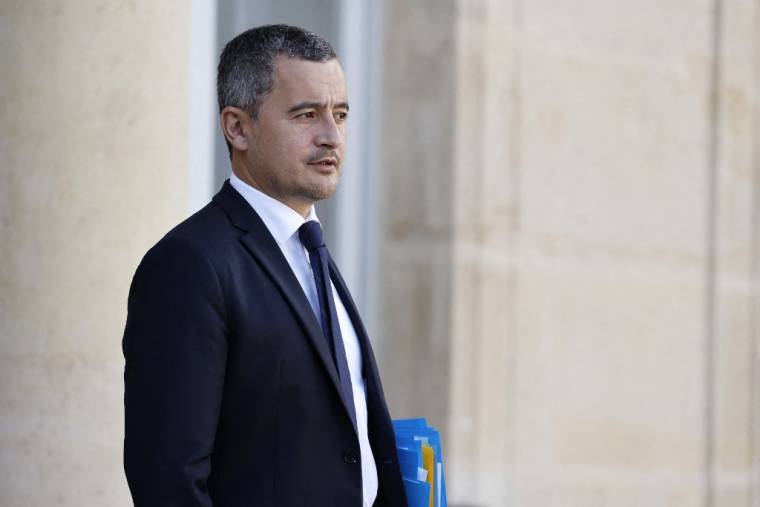 Gérald Darmanin à Paris, le 26 octobre 2022. ( AFP / LUDOVIC MARIN )