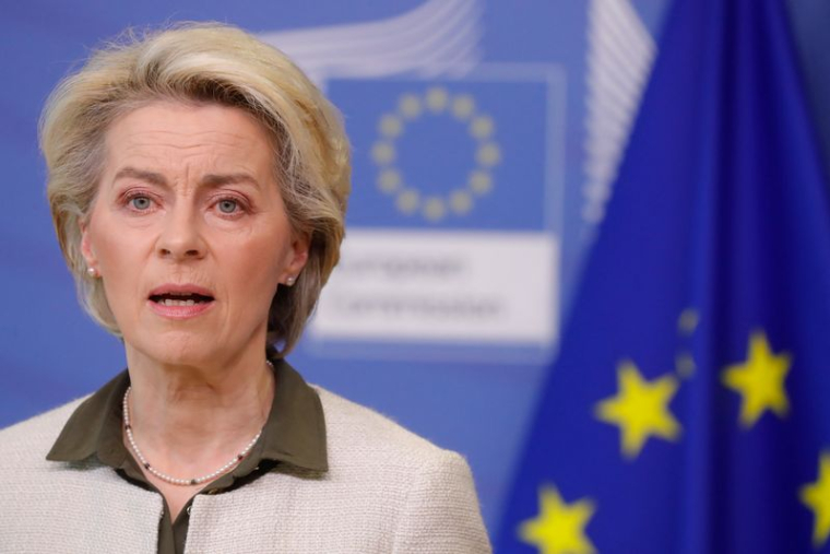 L'UE SOUHAITE QUE L'UKRAINE REJOIGNE LE BLOC, DIT VON DER LEYEN