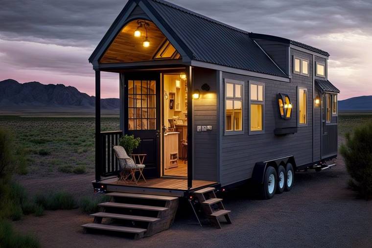 La tiny house est une maison à part entière (Crédits photo : Adobe Stock -  )