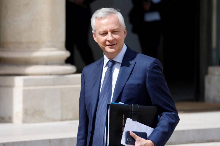Le ministre de l'Economie Bruno Le Maire. ( AFP / LUDOVIC MARIN )