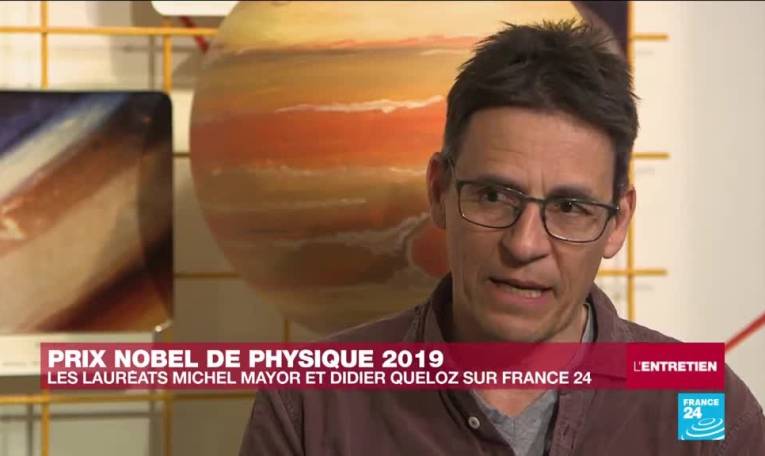 Les Nobel de physique Michel Mayor et Didier Queloz , chercheurs d'exoplanètes