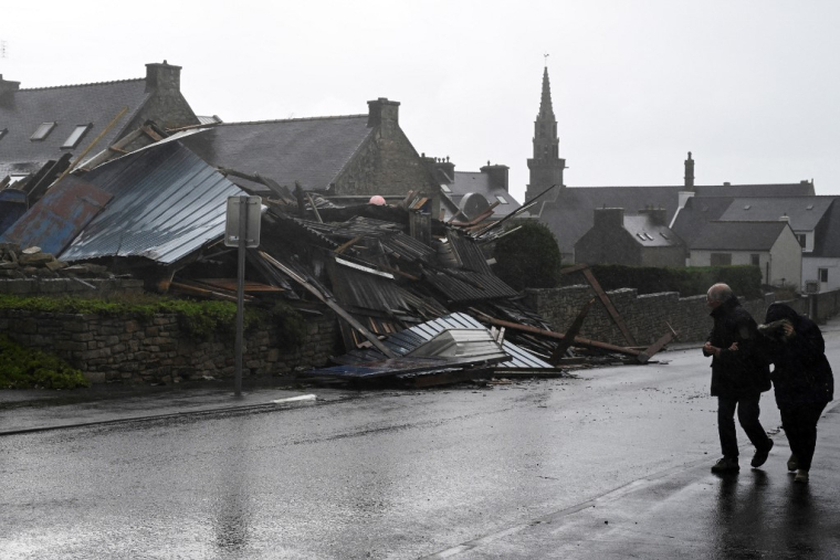 À Porspoder (Finistère), le 2 novembre.  ( AFP / DAMIEN MEYER )