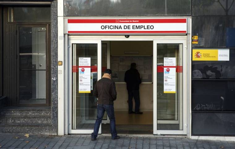 Une agence gouvernementale pour l'emploi à Madrid
