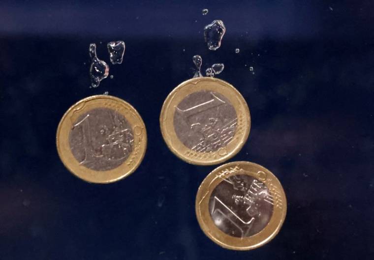 Des pièces d'un euro