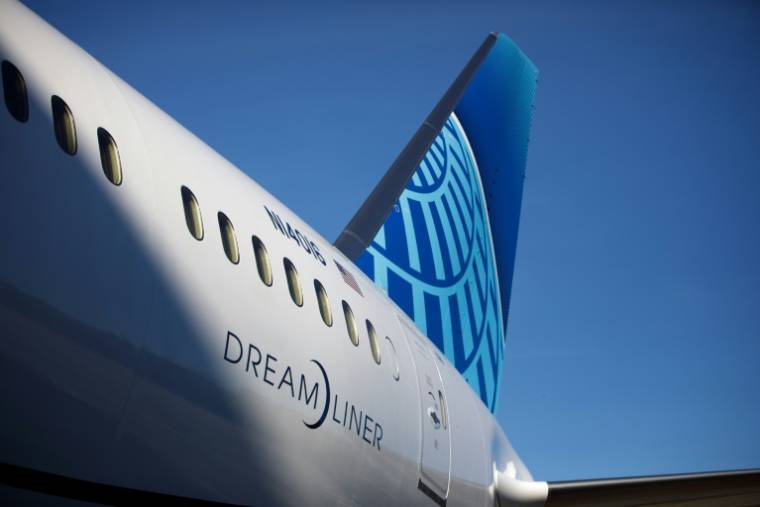 Un 787 Dreamliner de Boeing à l'usine de North Charleston (sud-est des Etats-Unis), le 13 décembre 2022 ( AFP / Logan Cyrus )