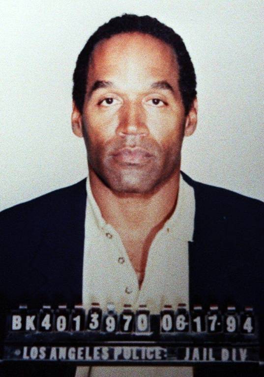 Photo d'identité judiciaire d'O.J. Simpson diffusée par la police de Los Angeles, le 17 juin 1994 ( Los Angeles Police Department / Handout )