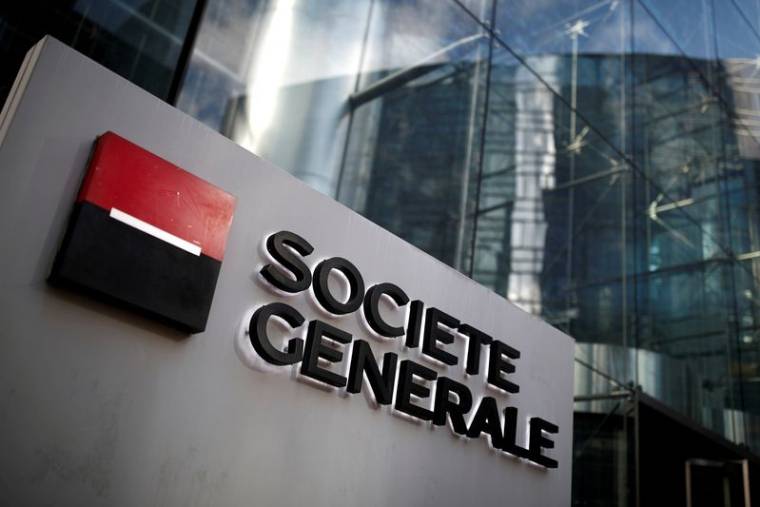 Le siège social Société générale dans le quartier de La Défense, près de Paris